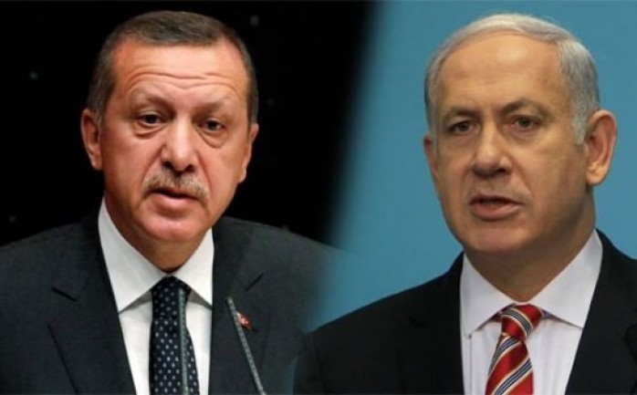 الرئيس التركي رجب طيب أردوغان ورئيس حكومة الاحتلال بنيامين نتنياهو